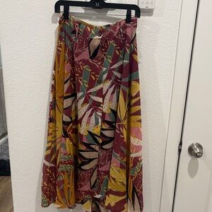 Floral Multicolor Women's Skirt